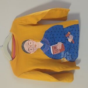 Piccolina Mustard Yellow RBG Long Sleeve Shirt 3T